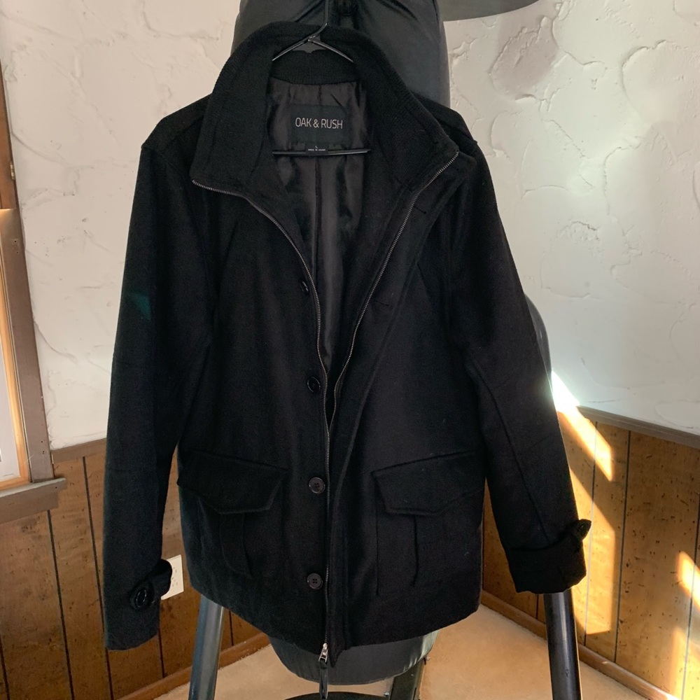 Mens Large Pea Coat
